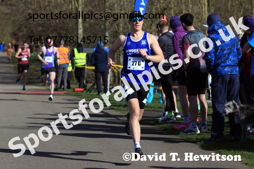 Senior Mens 2026 NECAA Royal Signals Road Relays, Hetton Lyons Country Park, Hetton le Hole. Photo: David T. Hewitson/Sports for All Pics